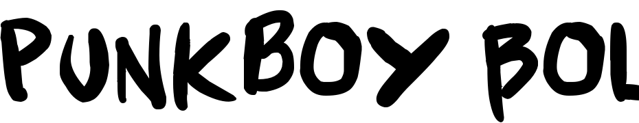 Punkboy Bold cкачати шрифт безкоштовно